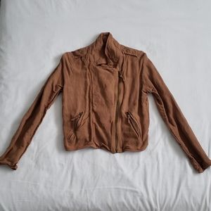 Lucky Brand Camel Linen Jacket
